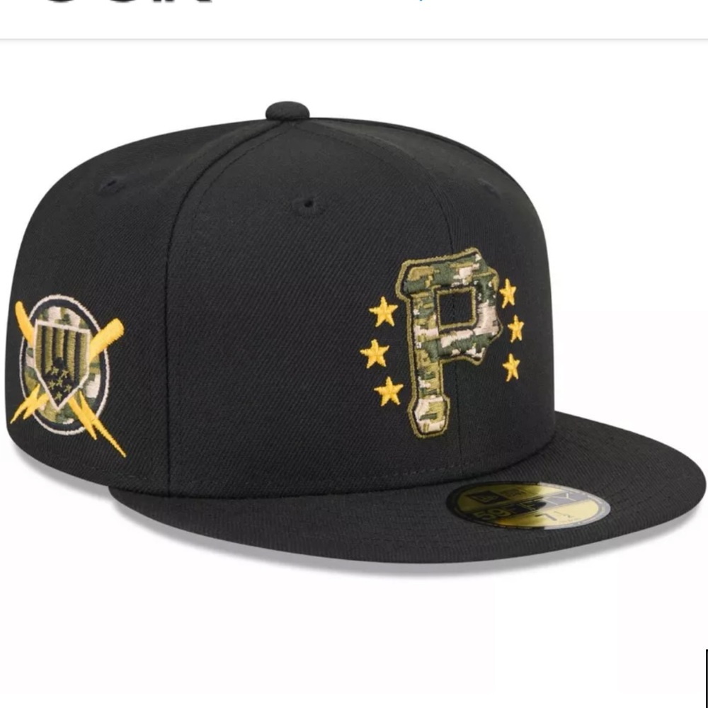 New Era Black and Gold Pittsburgh Pirates Hat